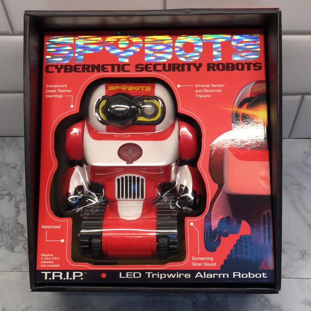 SPYBOTS T.R.I.P. Cybernetic Security Room Robot